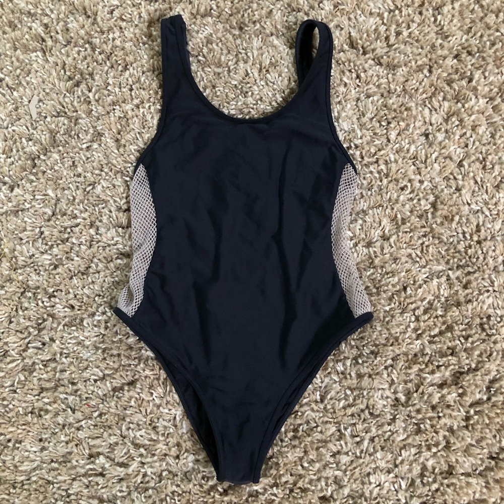 ⚡️Kaohs Black One Piece w net detail. - Picture 2 of 4
